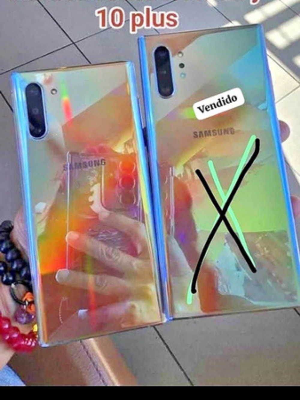 Samsung Galaxy Note10+ + Smartphones Blue & Silver